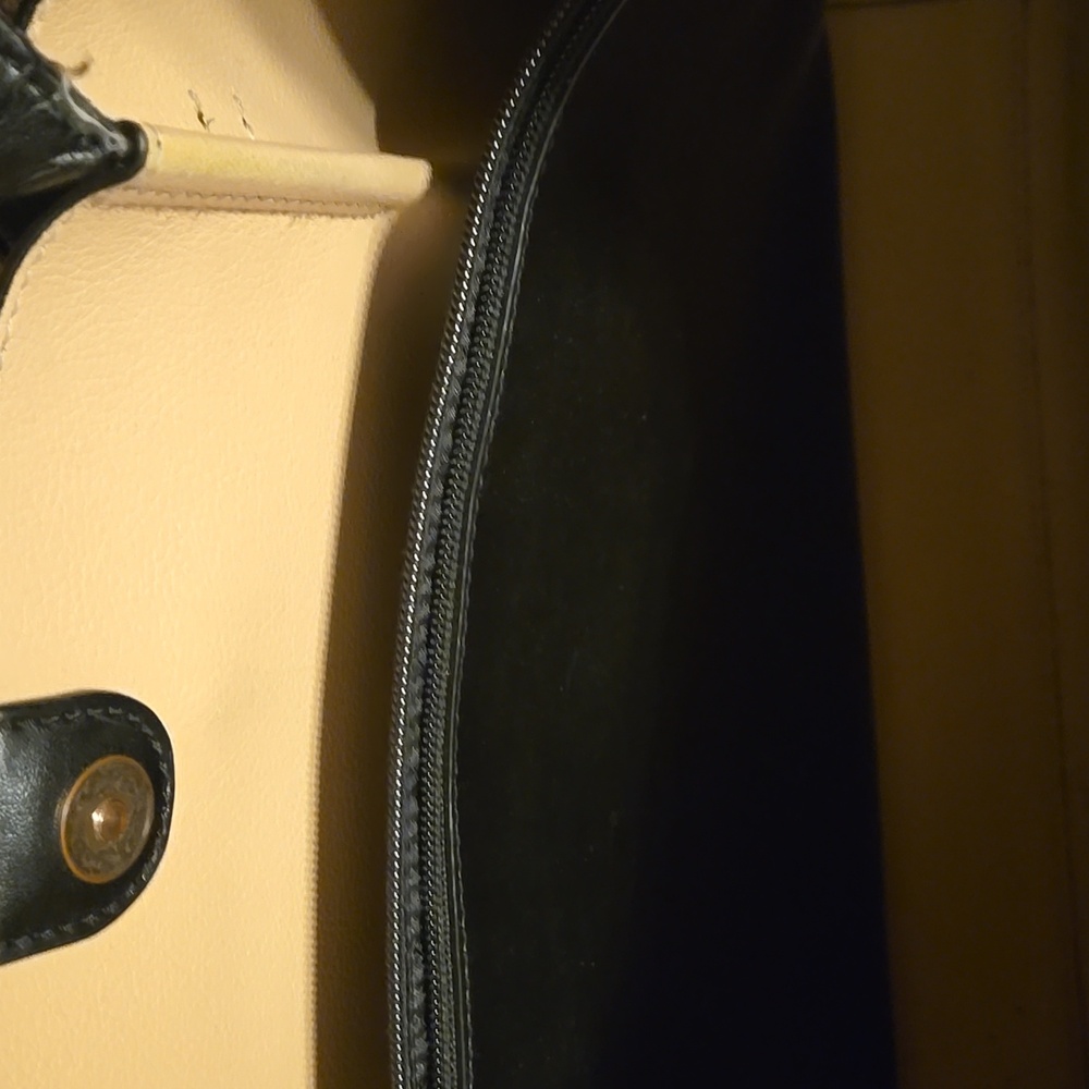 Michael Kors Black Leather Tote Bag - Picture 4 of 5